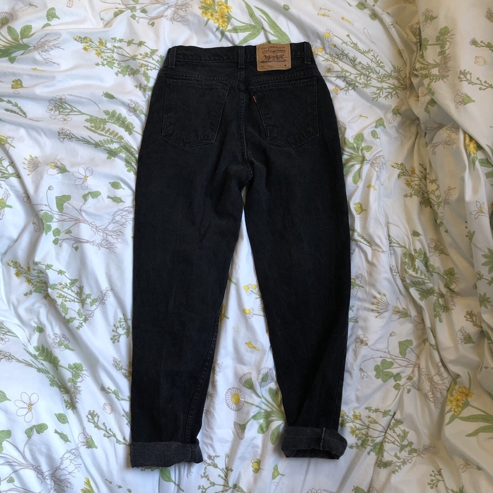 Levi Vintage High Waisted Black Jeans